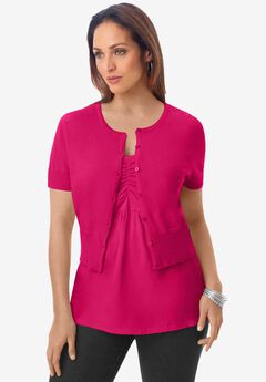 Jewel-Neck Shrug
