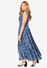 Georgette Flyaway Maxi Dress, , alternate image number null