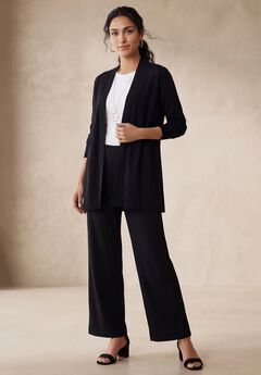 Everyday Stretch Knit Open Front Cardigan