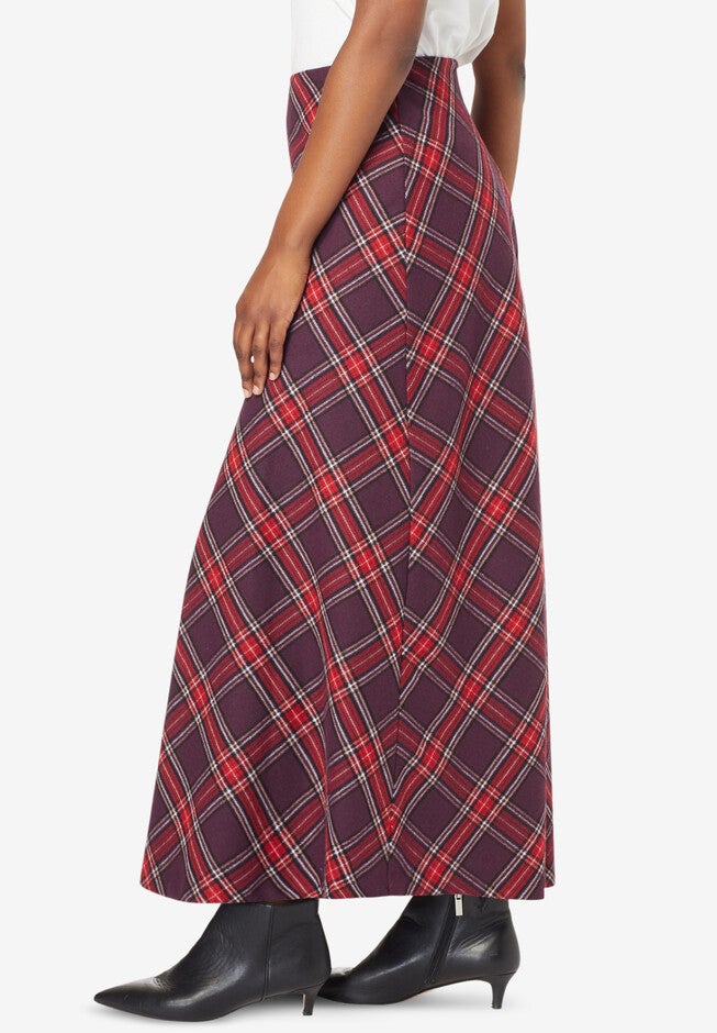 Wool-Blend Maxi Skirt, , alternate image number 2