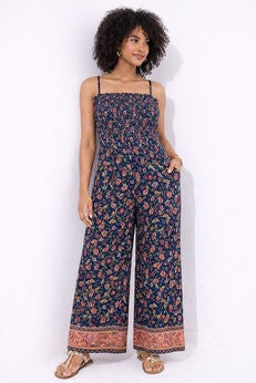 Smocked Jumpsuit