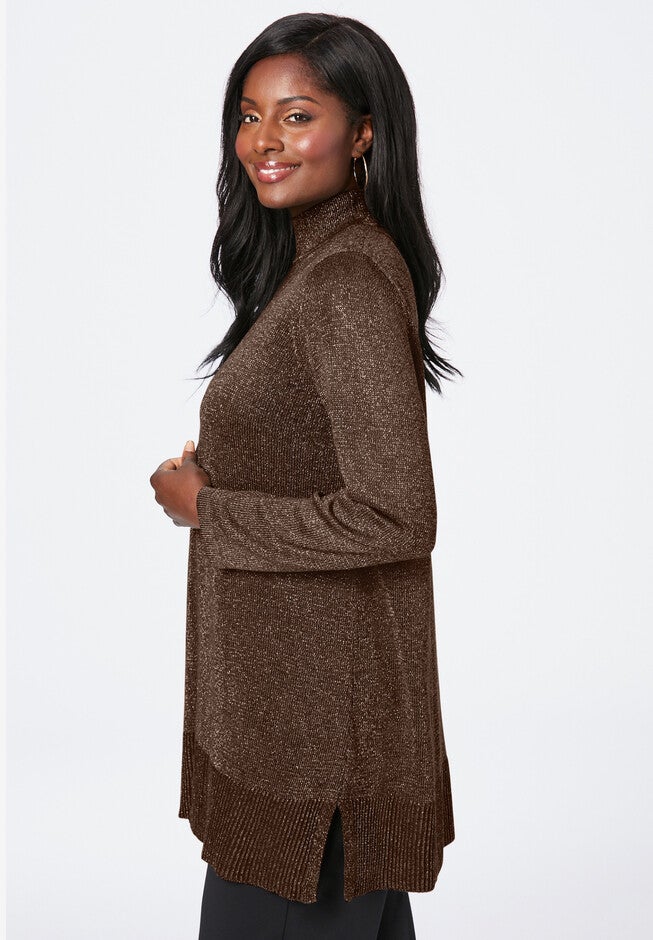 Shimmer Cardigan Sweater, , alternate image number 2