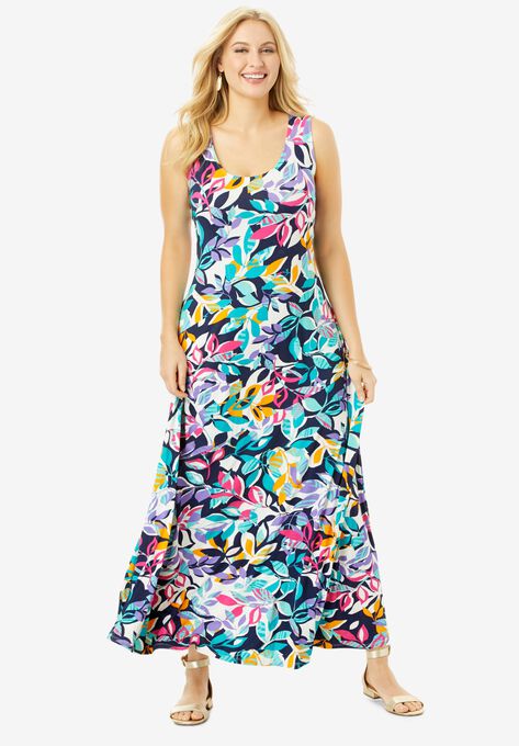 Tank Maxi Dress Plus Sizemaxi Dresses Woman Within