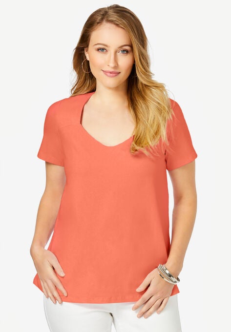 Sweetheart Tee, TROPICAL MELON, hi-res image number null