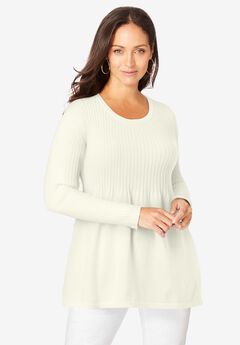 Plus Size Soft Cotton Sweaters