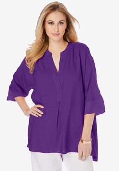 Hi-Low Linen Tunic