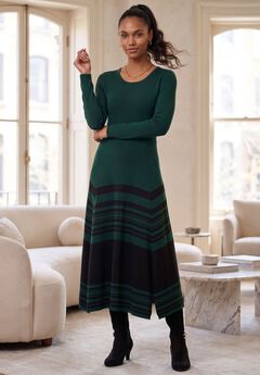 Fit and Flare Sweater Dress