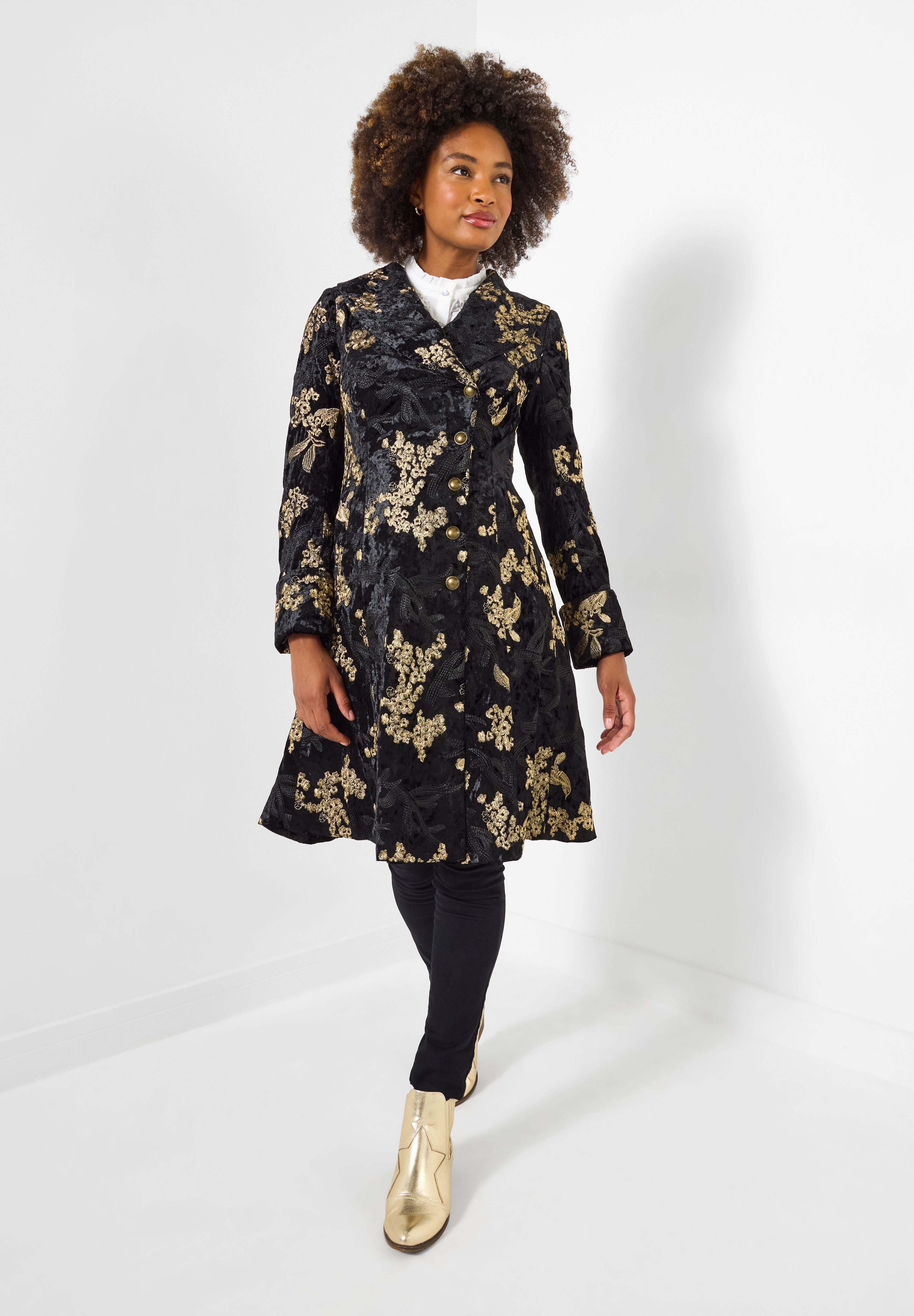 Gold Brocade Coat