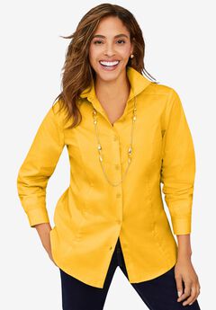 Wrinkle-Free Stretch Poplin Shirt