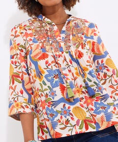Boho Embroidered Blouse