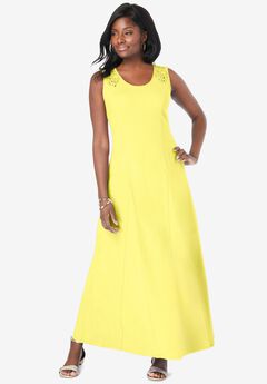 Plus Size Purple Maxi Dresses