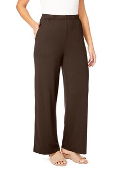 Plus Size Elastic Waistband Pants