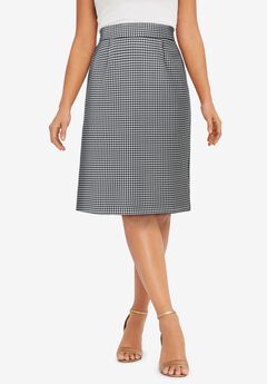 Tummy Control Bi-Stretch Pencil Skirt