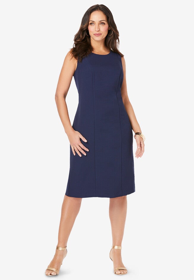 Bi-Stretch Sheath Dress | Woman Within