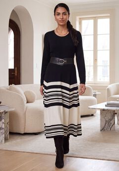 Fit and Flare Sweater Dress