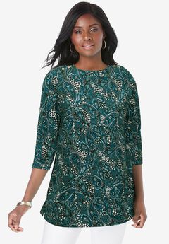 Casual Plus Size Weekend Tops For Mother's Day
