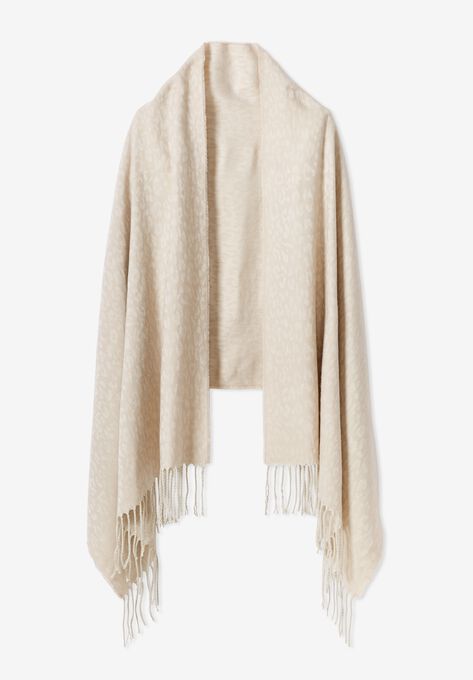 Jacquard Shawl, , alternate image number null