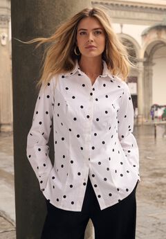 Plus Size Stylish White Tops