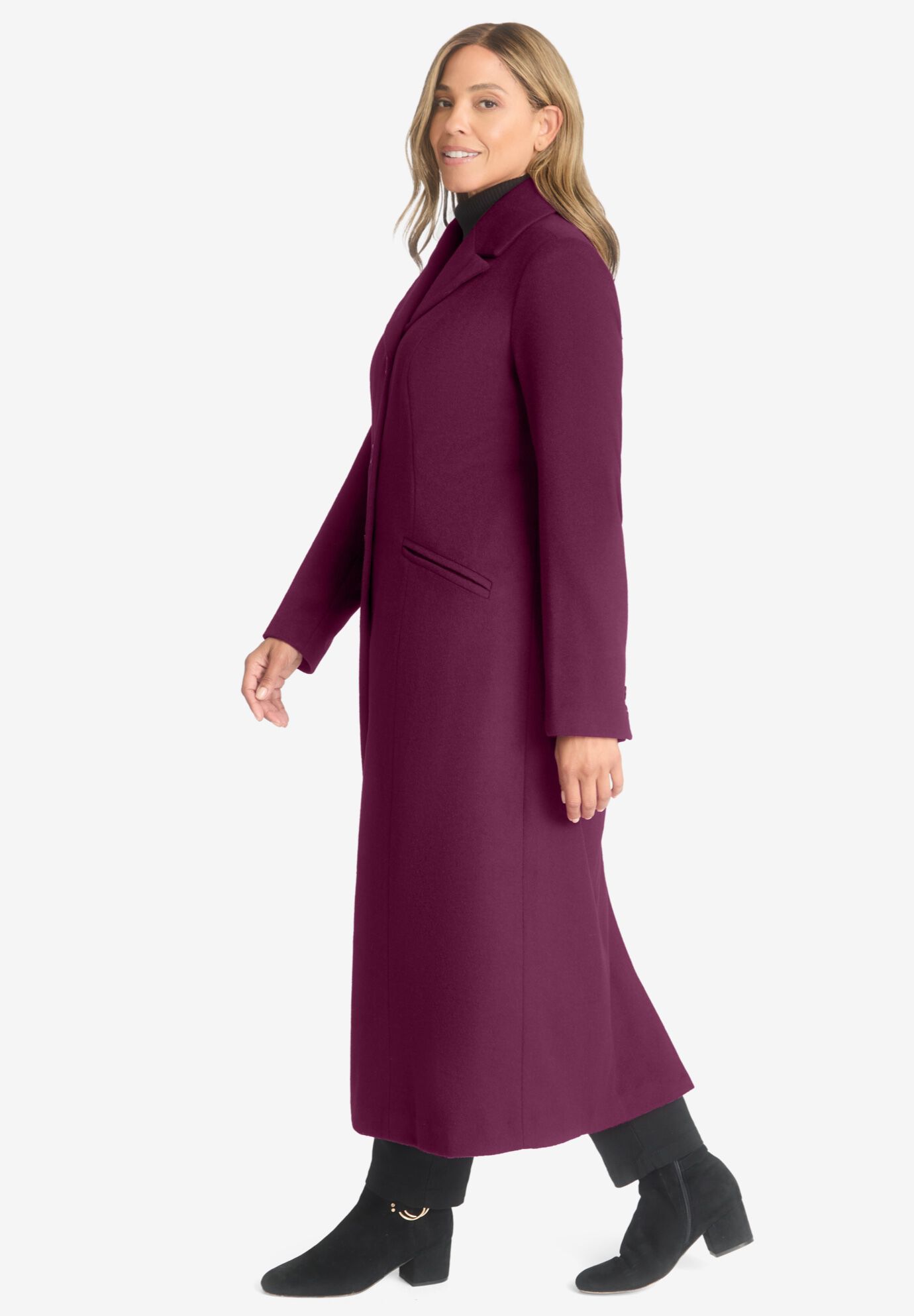 Woman within wool coats hot sale