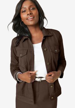 Plus Size White Jean Jackets