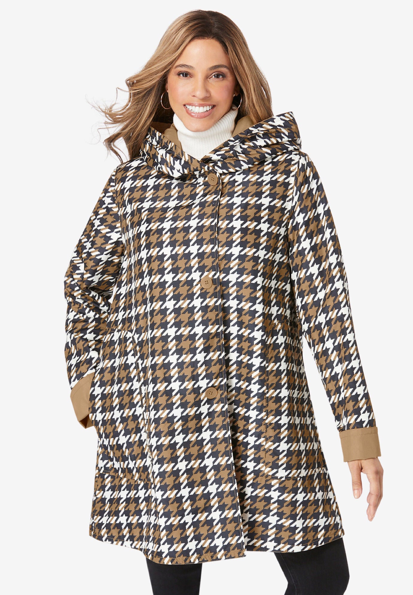 A line raincoat plus size clearance