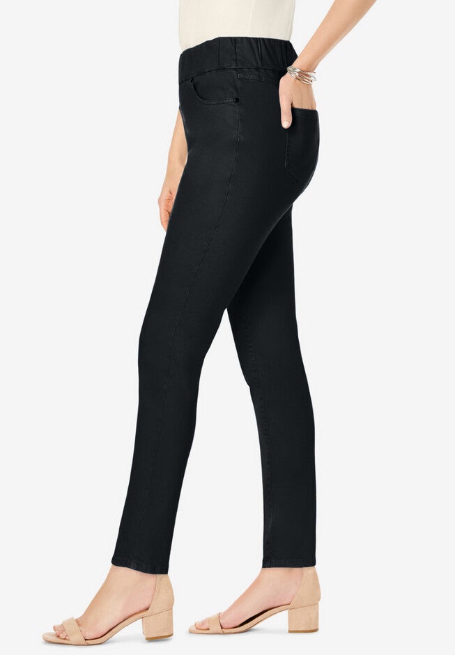 Comfort Waist Stretch Denim Skinny Jean, , alternate image number 2