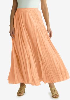 Flowing Crinkled Maxi Skirt