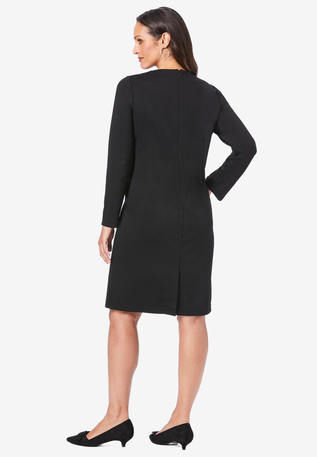 Bow A-Line Dress, , on-hover image number 1