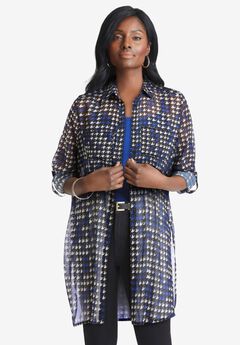Sheer Georgette Mega Tunic