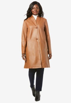 Plus Size Leather Coats
