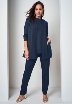 3 Piece Ponte Pant Set