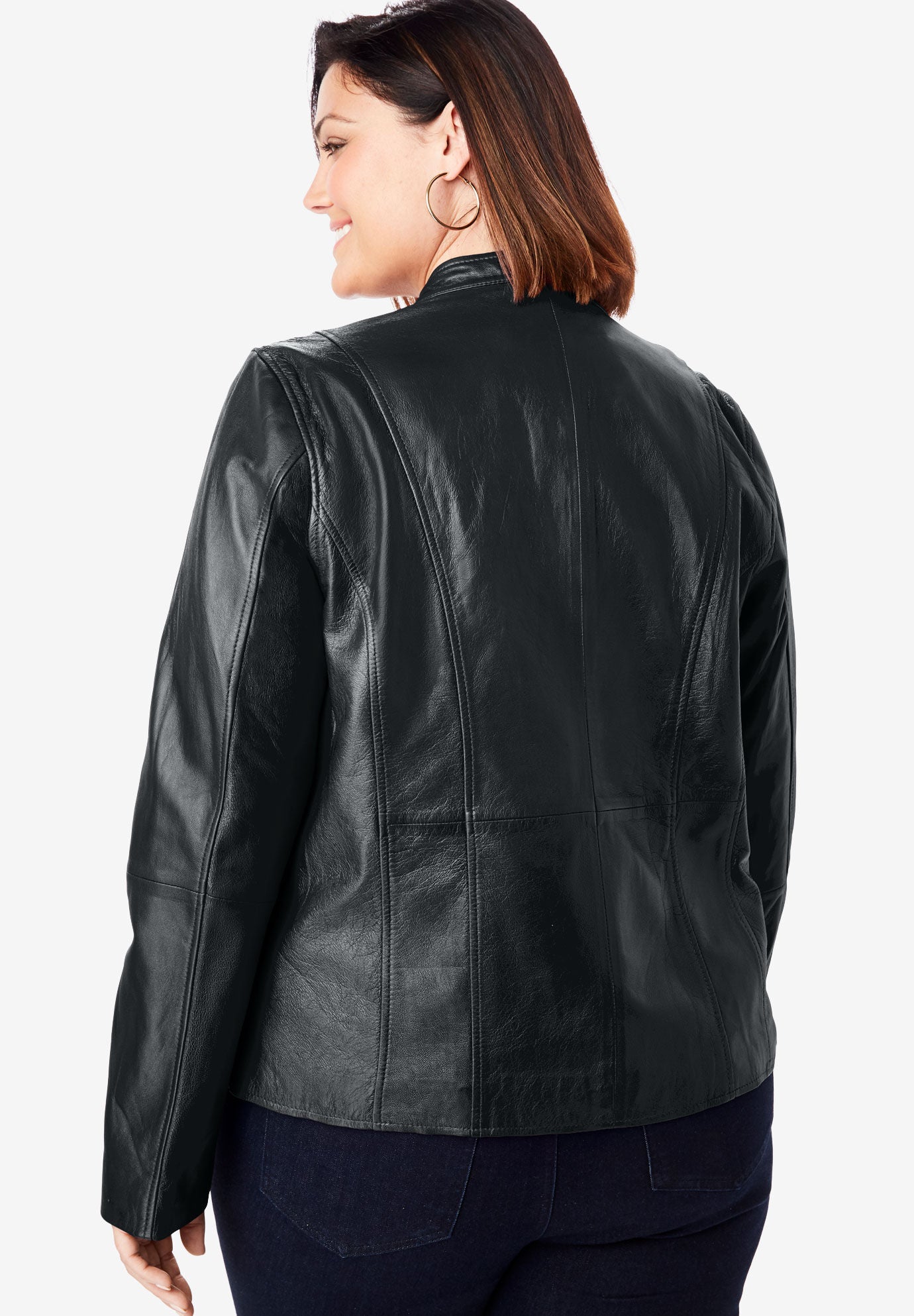 Jessica london leather coats Clearance