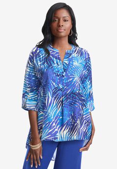 Hi-Low Linen Tunic