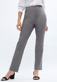 Stretch Denim Straight-Leg Jegging