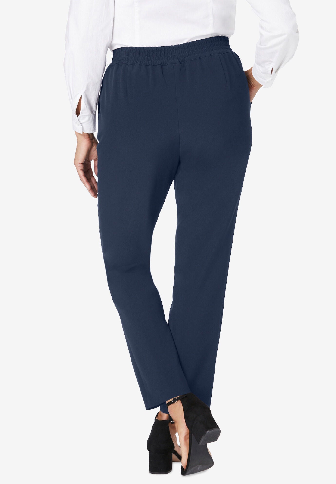 Bi-Stretch Slim Straight Pant, , on-hover image number 1