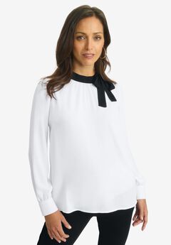 Tie-Neck Blouse