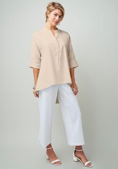 Hi-Low Linen Tunic