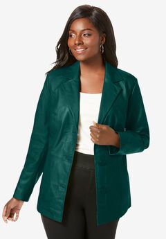 Leather Blazer