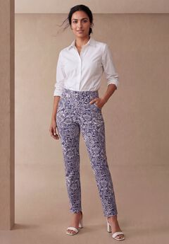 Comfort Waist Stretch Denim Straight-Leg Jean