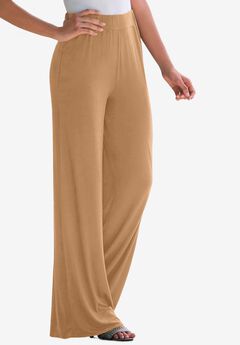 Everyday Stretch Knit Wide Leg Pant