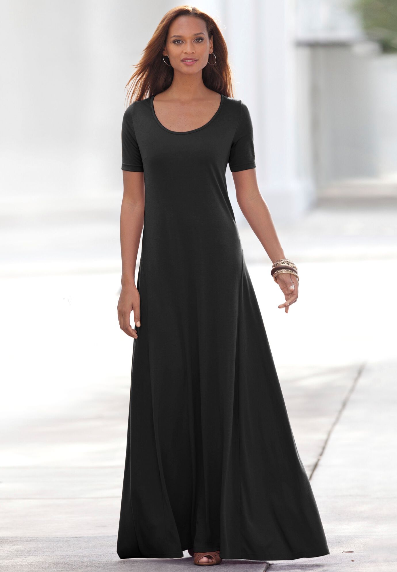 Lace T Shirt Maxi Dress main image 1