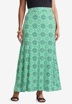 Green Fall Skirt