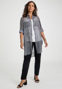 Sheer Georgette Mega Tunic