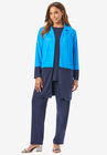 3-Piece Knit Pant Set, POOL BLUE NAVY COLORBLOCK, hi-res image number null