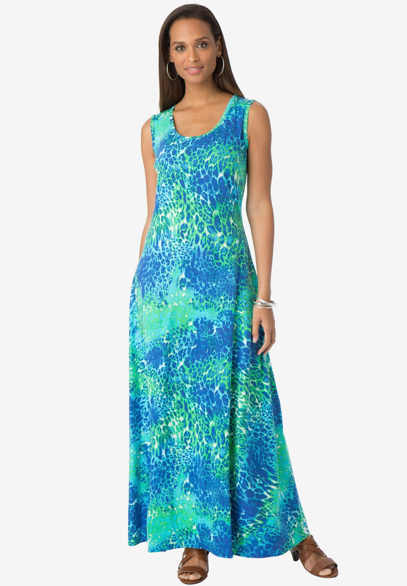 Flared Tank Dress Woman Within