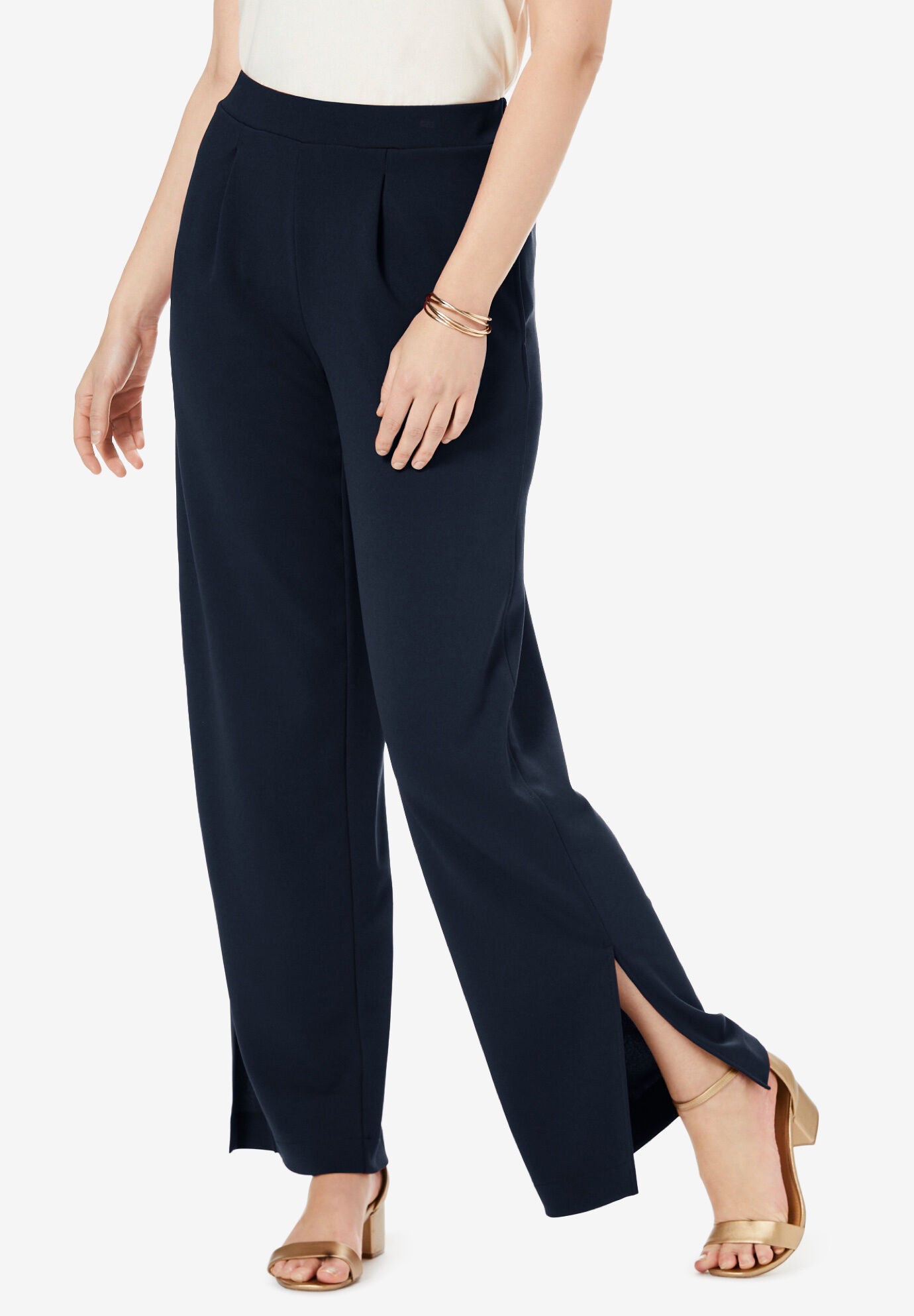 woman within dress pants