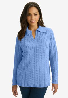 Pullover Cable Polo