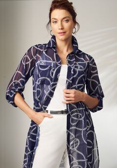 Sheer Georgette Mega Tunic