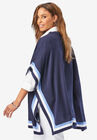 Colorblock Poncho, , alternate image number null
