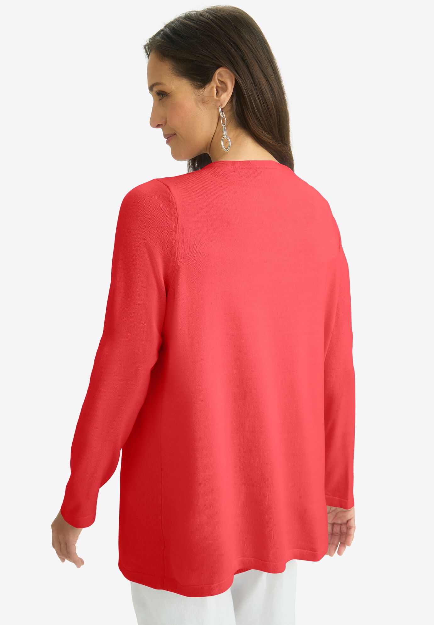 Flyaway Cardigan, SOFT GERANIUM, on-hover image number 1